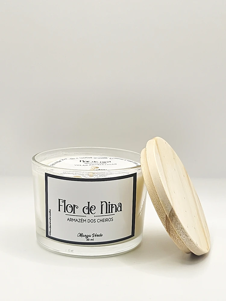 Vela Vidro - Manga Verde